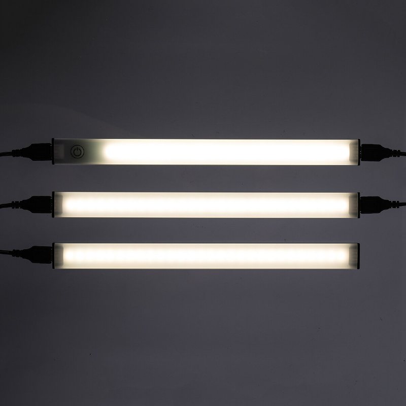 Solmore 3pcs 80 Led-skåpsljus Smd2835 Usb Touch Dimbar Hemrumsgarderob Barlampa Eu-kontakt