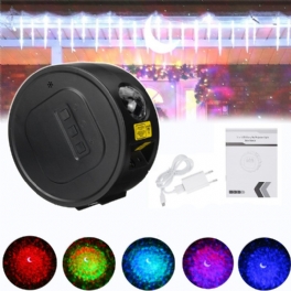 Usb Led Star Projektor Nattljus 6 Färger Ocean Wave Galaxy Projektionslampa