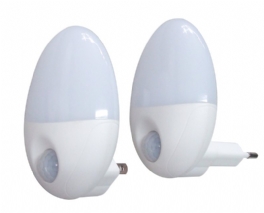 Xs-008 Us-kontakt 2w 110v Infraröd Människokroppsinduktionslampa Plug-in Pir-rörelsesensor Nattljus