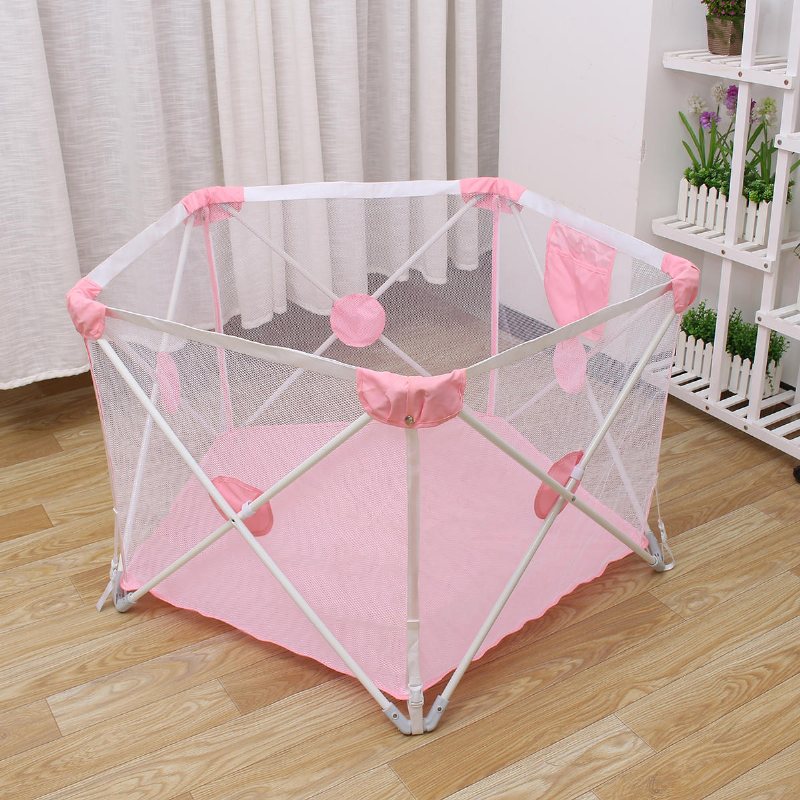 110*72*73 cm Barn Lekhage Säkerhetsstaket Baby Stängsel Säkerhetsbarriär För 0-6y Nyfödda Tält För Spädbarn Dekorationer