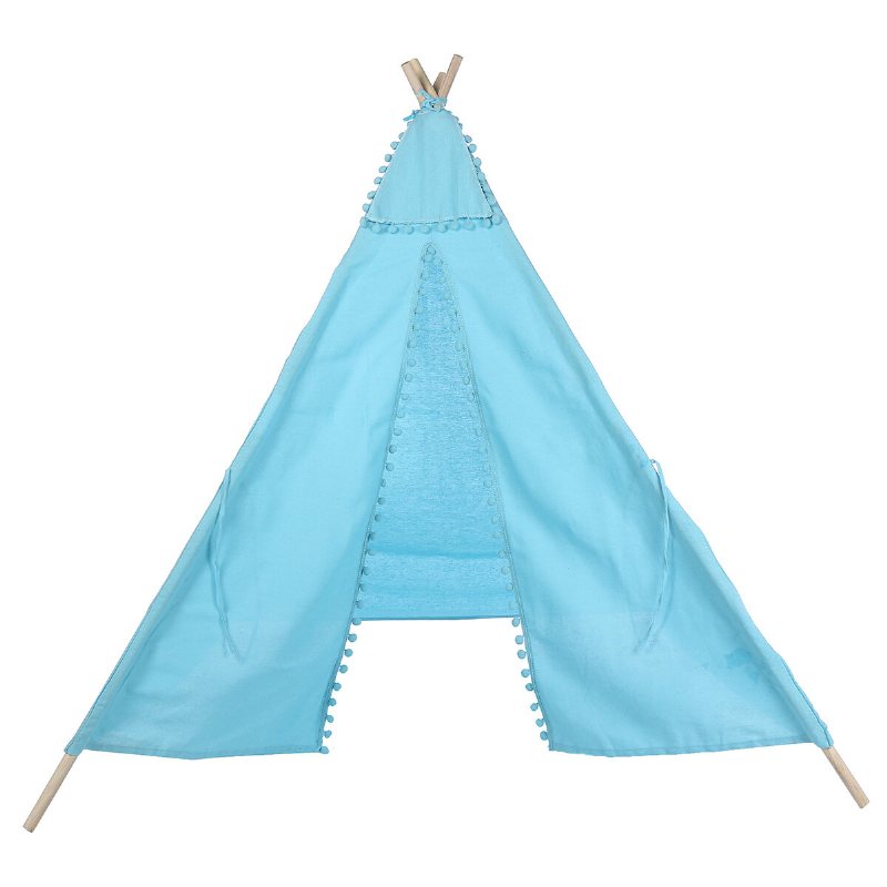 1.6 M Lektält För Barn I Bomull Tipi Wigwam Sovhus Inomhus Utomhus
