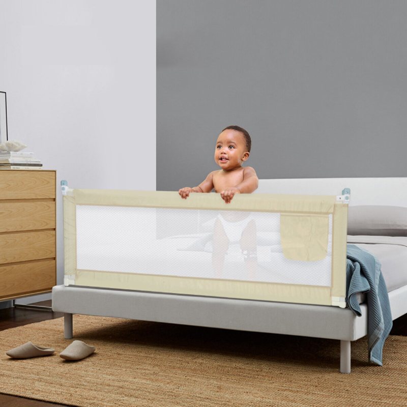 Baby Guard Sängstång Småbarn Säkerhet Justerbar Barn Spädbarnssäng Universal 71"/79" Dekorationer