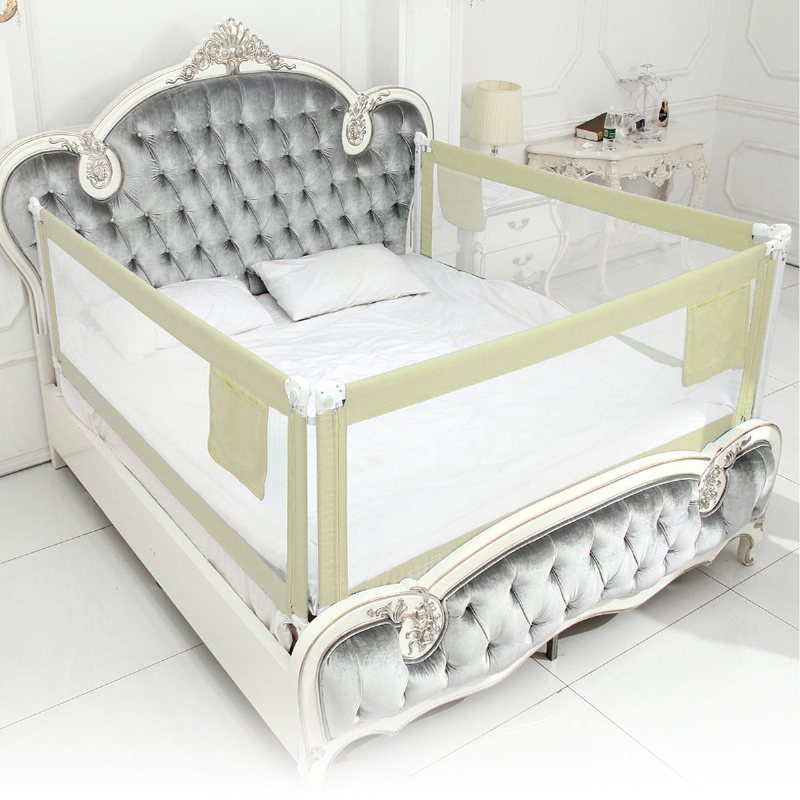 Baby Guard Sängstång Småbarn Säkerhet Justerbar Barn Spädbarnssäng Universal 71"/79" Dekorationer