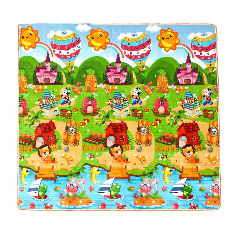 Baby Kids Golv Lekmatta Matta Picknickkudde Crawling Mat Pad Spädbarn