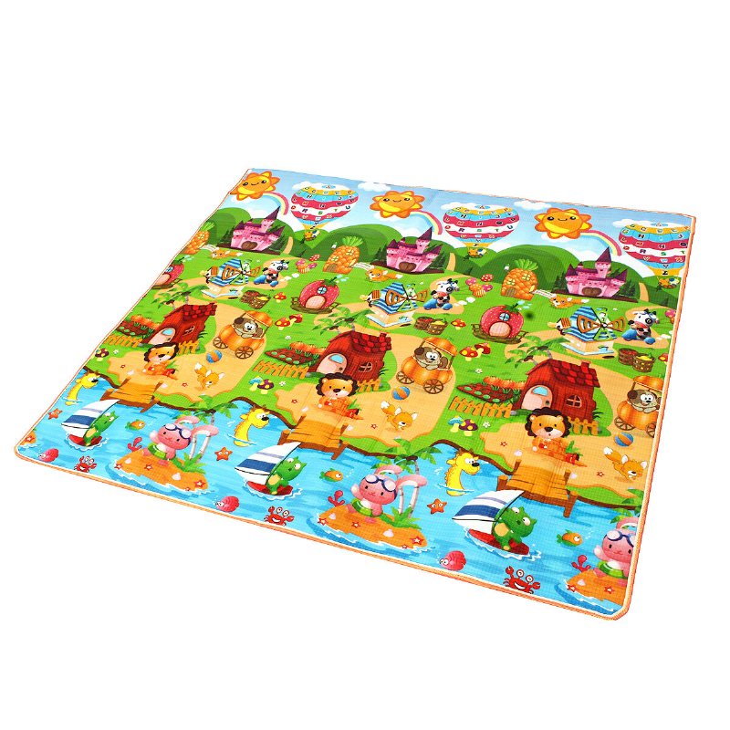 Baby Kids Golv Lekmatta Matta Picknickkudde Crawling Mat Pad Spädbarn