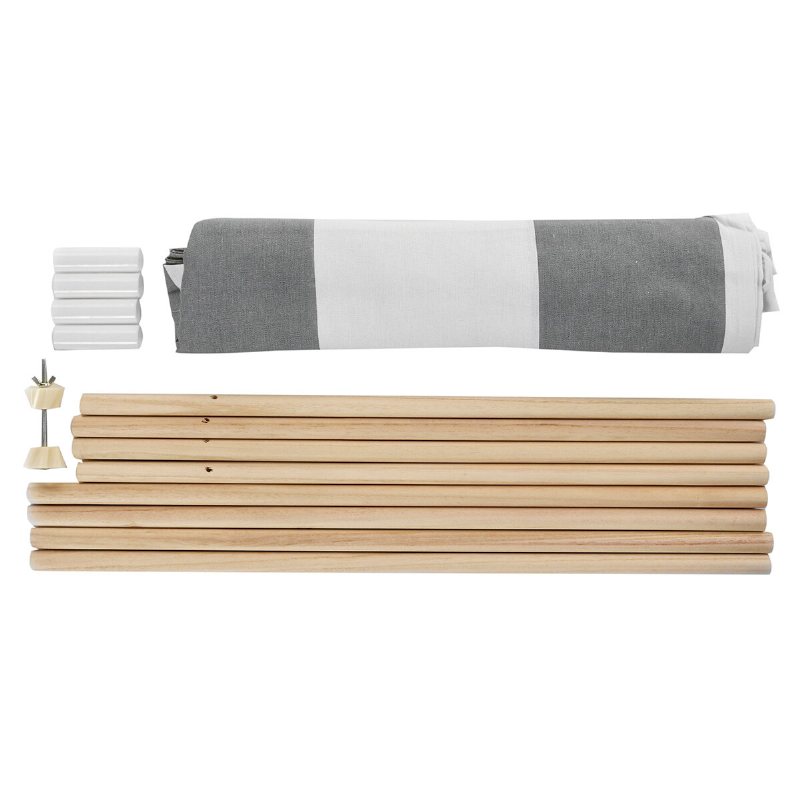 Stort Tipi-tält Barn Bomull Canvas Lek House Boy Girls Wigwam