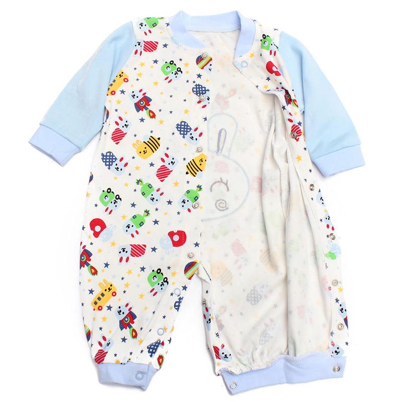 Tecknad Newborn Romper Baby Bomullskläder Spädbarn Flickor Pojkar Outfit Kläder