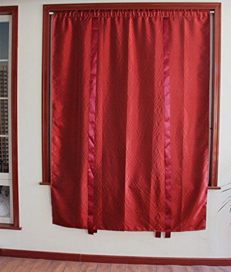 Justerbar Skärm Och Gardin Värmeisolerad Mörkläggningsgardin Stång Fickpanel En Panel
