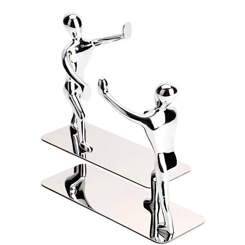 2st Humanoid Figurböcker Hållare Skrivbord Organizer Bokhylla Hemmakontor Inredning Tillbehör Ornament
