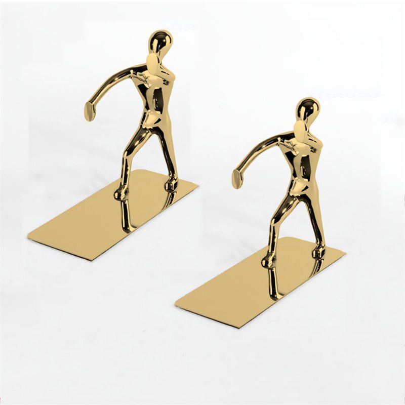 2st Humanoid Figurböcker Hållare Skrivbord Organizer Bokhylla Hemmakontor Inredning Tillbehör Ornament