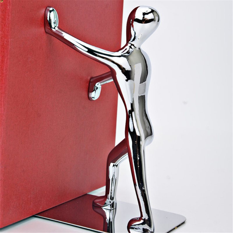 2st Humanoid Figurböcker Hållare Skrivbord Organizer Bokhylla Hemmakontor Inredning Tillbehör Ornament
