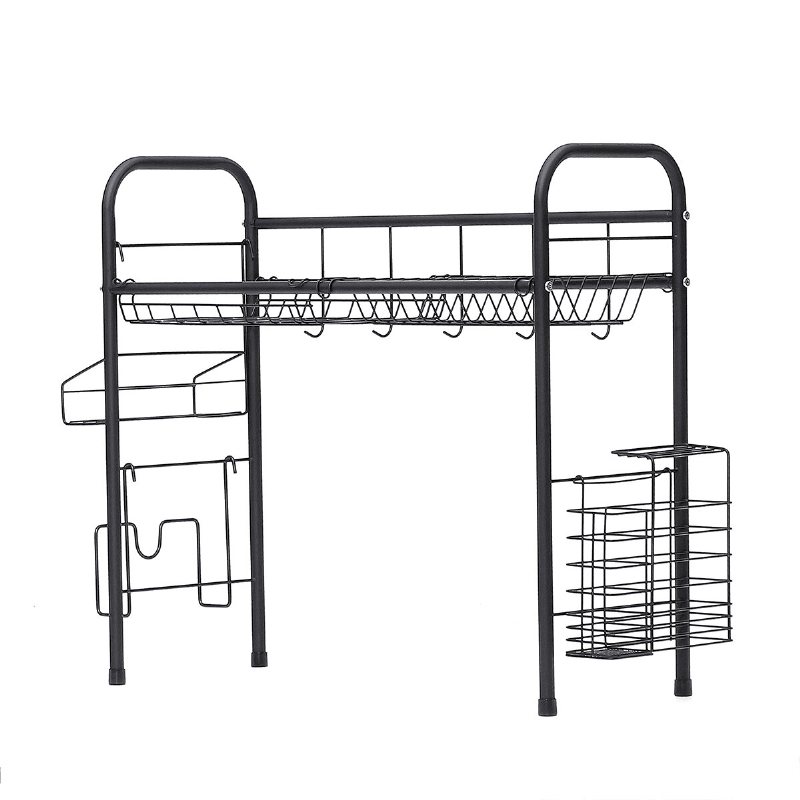 60/70/80 cm Diskavloppsställ Diskbänk Disk Torkhylla Bestick Kopp Skål Ätpinnar Förvaringsbricka Hållare Organizer