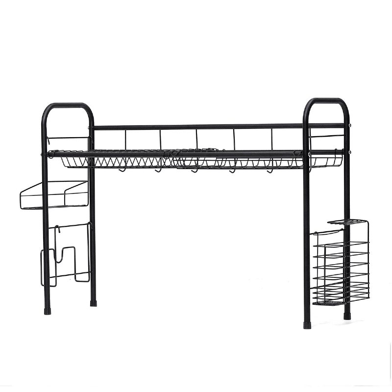60/70/80 cm Diskavloppsställ Diskbänk Disk Torkhylla Bestick Kopp Skål Ätpinnar Förvaringsbricka Hållare Organizer