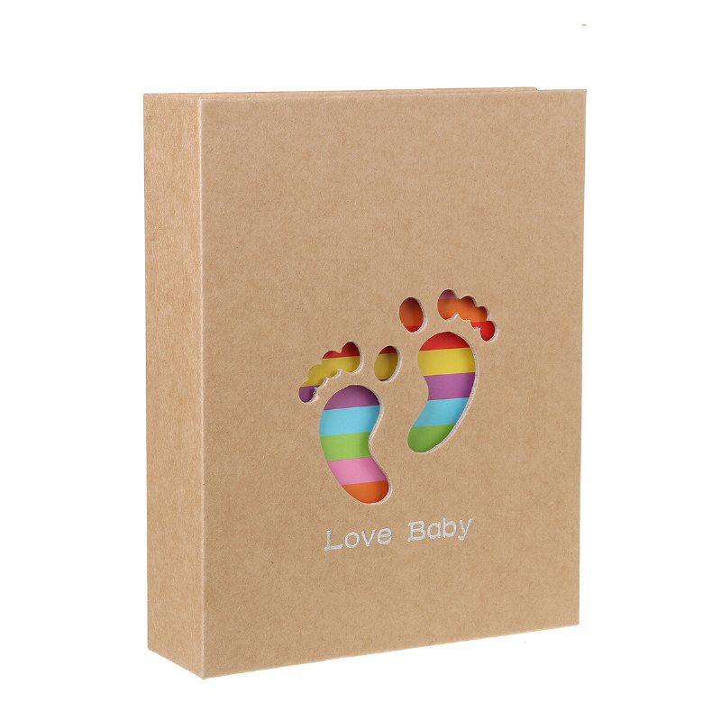 7 Tums Babyfotoalbum 100 Ark Kraftpapper Insatssida Album Kids Diy Jubileumsminne Bok Foto