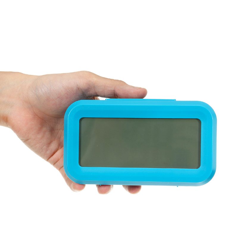 Bakgrundsbelysning Lcd Digital Väckarklocka 4.5"/3.2" Stor Display Nattljus Med Kalendertermometer Elektronisk
