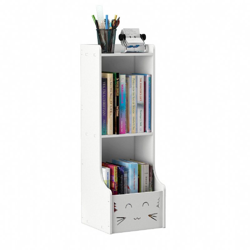 Bokhylla Bilder Bok Golv Förvaringsställ Smile Cartoon 80cm För Vardagsrum Barn