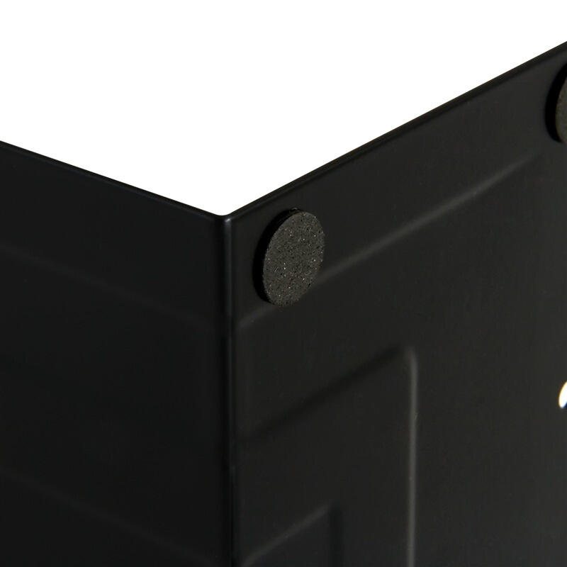 Deli 9264 Metalljärn Bokstöd Bokställ Skrivbord Böcker Filer Organizer Anti-halk Dokumenthållare