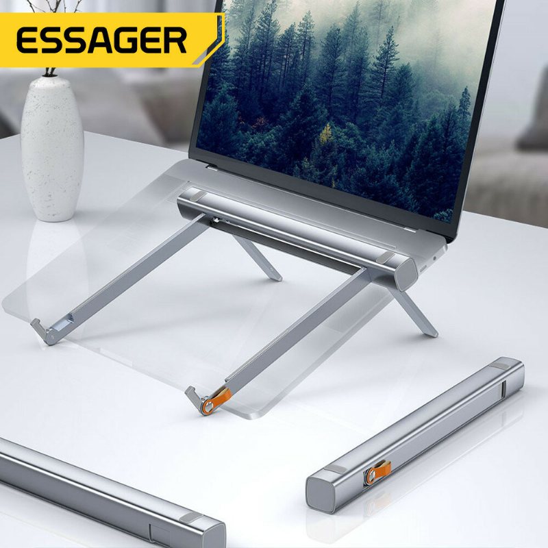 Essager Aluminium Hopfällbar Bärbar Datorhållare Bordshållare För Macbook Air Pro Tablet Notebook Laptop