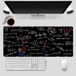 Geometric Math Formula Musmatta Comfort Gaming Storlek Anti-slip Lock Edge E-sport Tangentbord Skrivbord För Pc Dator
