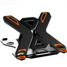 Ice Coorel E5 Bärbar Datorkylare Notebook Kylplatta 8 Gear Regulation 360 Degrees Rotation Stand Lift Bracket Hopfällbart Telefonfäste Stativ För 12-17 Tums Bärbara Datorer
