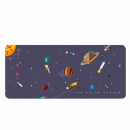 Rocket Explore Game Musmatta Stor Storlek Desktop-spel Förtjockad Låst Kant Anti-slip Gummimusmatta För Hemmakontor