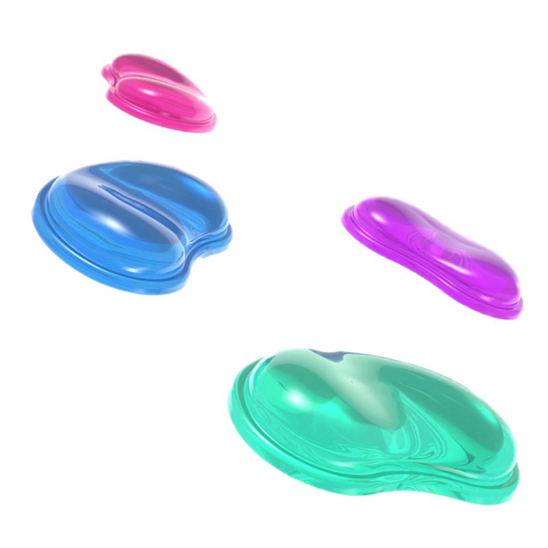 Transparent Silikon Handledsstöd Musmatta Gel Handstöd För Hemmakontoret