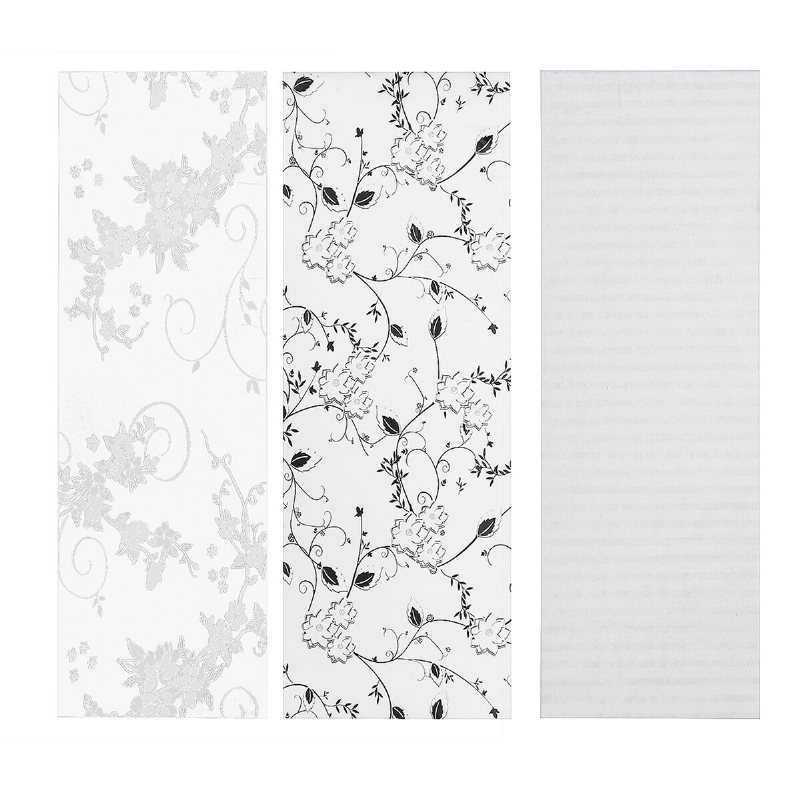 45x100cm Glasfönsterdekal Pvc Bath Privacy Film Vattentät Självhäftande