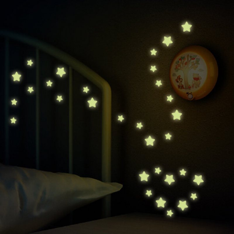 Miico Creative Stars Luminous Tape Stickers Alla Dörrfönsterdekordekor