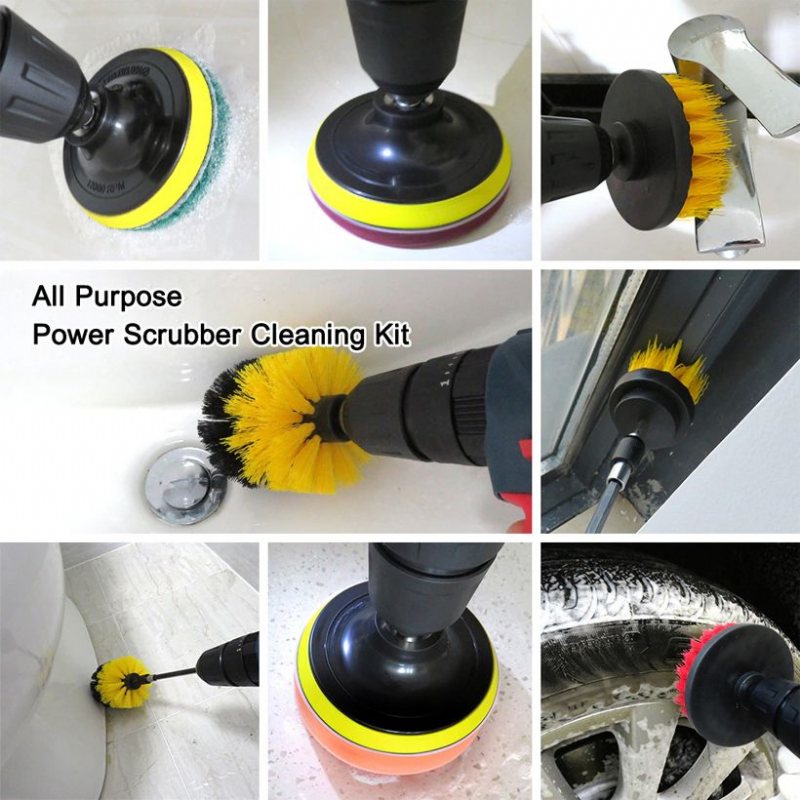 Borrborsttillbehör Rengöringssats Power Scrubber- 3 St
