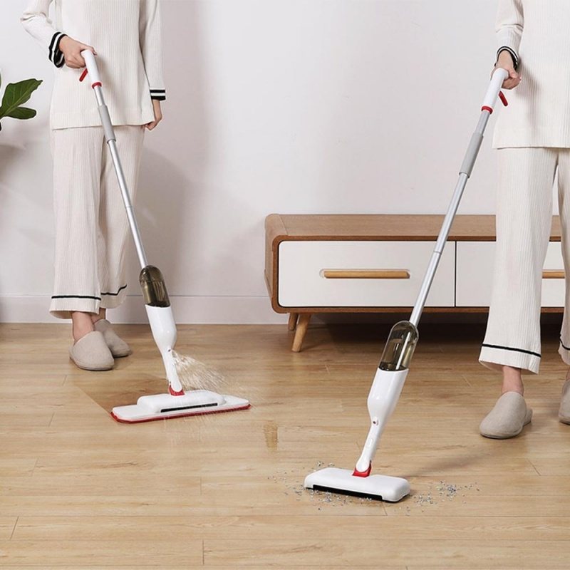 Mopp 3 I 1 Vattensoppare Och Spraymikrofiberplattor