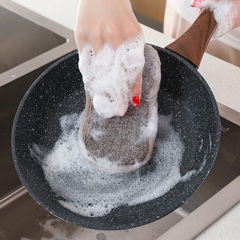 Rengöringssvamp Diskmaskin Köksutrustning Skrubbad
