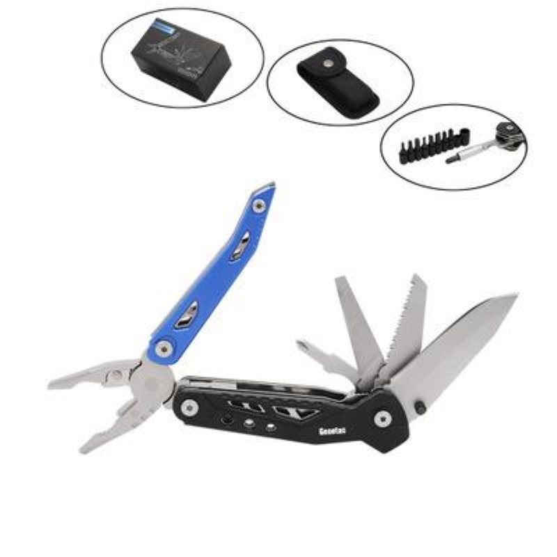 034-a 9 In 1 Multifunktionella Verktyg Cykelreparationsverktyg Field Survival Repair Kniv