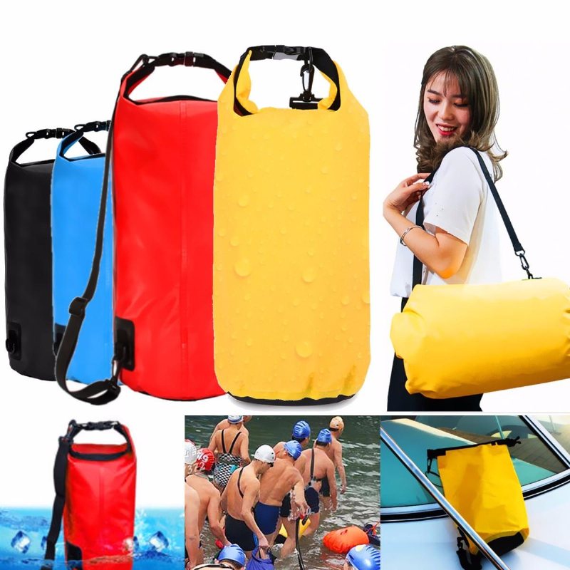 10l Vattentät Påse Förvaring Torrpaket Camping Vandring Simning Forsränning Kajak Float Pouch