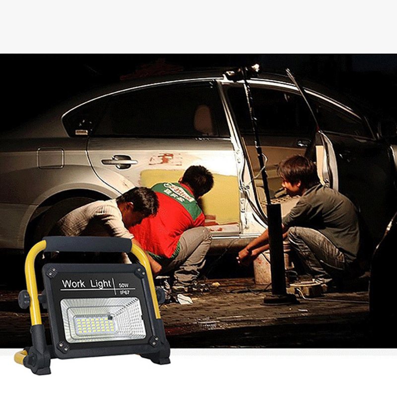 150w Ip67 Outdoor Camping Light Powerbank Funktion Fjärrkontroll Dammtät Flood Ultra Ljust Vattentät Säkerhetsljus Vägg Nödlampa