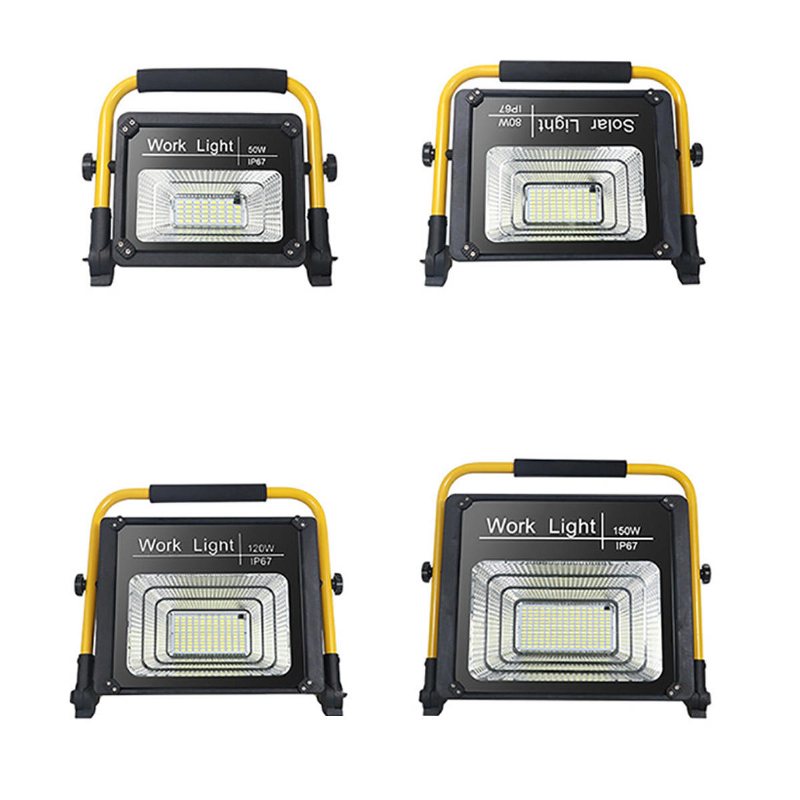 150w Ip67 Outdoor Camping Light Powerbank Funktion Fjärrkontroll Dammtät Flood Ultra Ljust Vattentät Säkerhetsljus Vägg Nödlampa