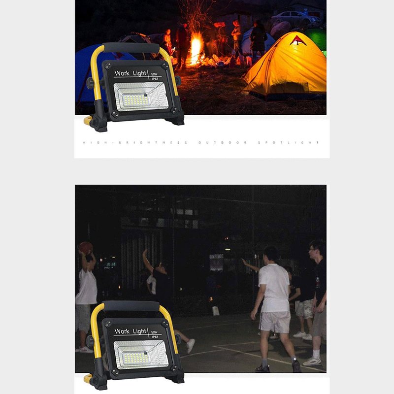 150w Ip67 Outdoor Camping Light Powerbank Funktion Fjärrkontroll Dammtät Flood Ultra Ljust Vattentät Säkerhetsljus Vägg Nödlampa