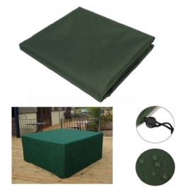 196x114x71cm Vattentät Polyester 8-sits Möbelöverdrag Utomhusbordsstolsskydd