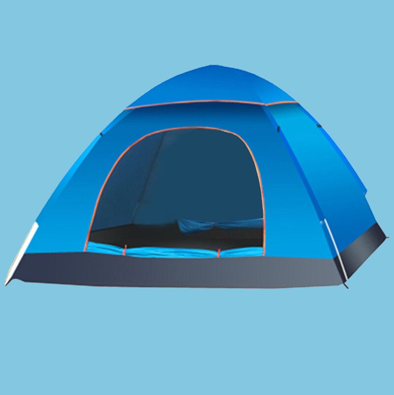 2-3 Personers Campingtält Upf50+ Automatiskt Omedelbart Vattentätt Resetält Portabelt Hopfällbart Strandtält