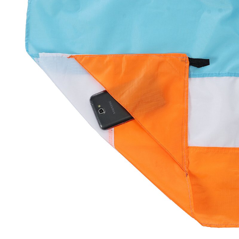 200x210 cm Strandmatta Sandfri Filt Vattentät Picknickdyna Oversize Solskydd Skydd Utomhus Camping Resor