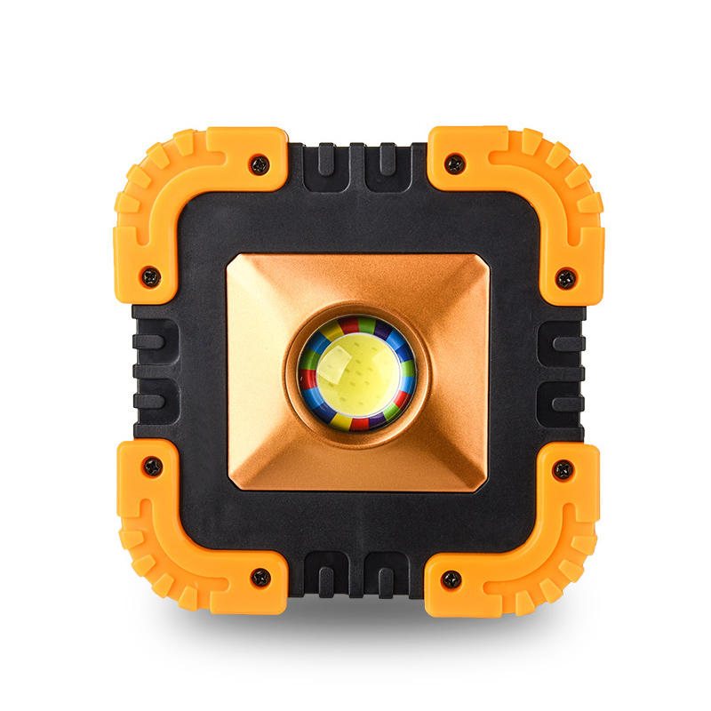 20w Led Cob Solar Arbetsljus Vattentät Usb Uppladdningsbar Strålkastare Spotlight Utomhus Camping Nödlykta