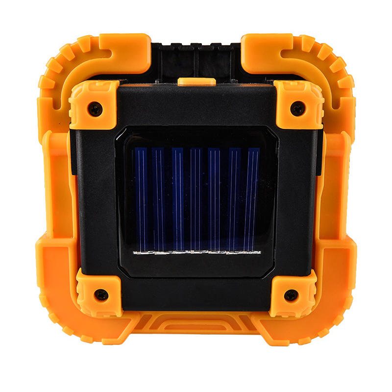 20w Led Cob Solar Arbetsljus Vattentät Usb Uppladdningsbar Strålkastare Spotlight Utomhus Camping Nödlykta