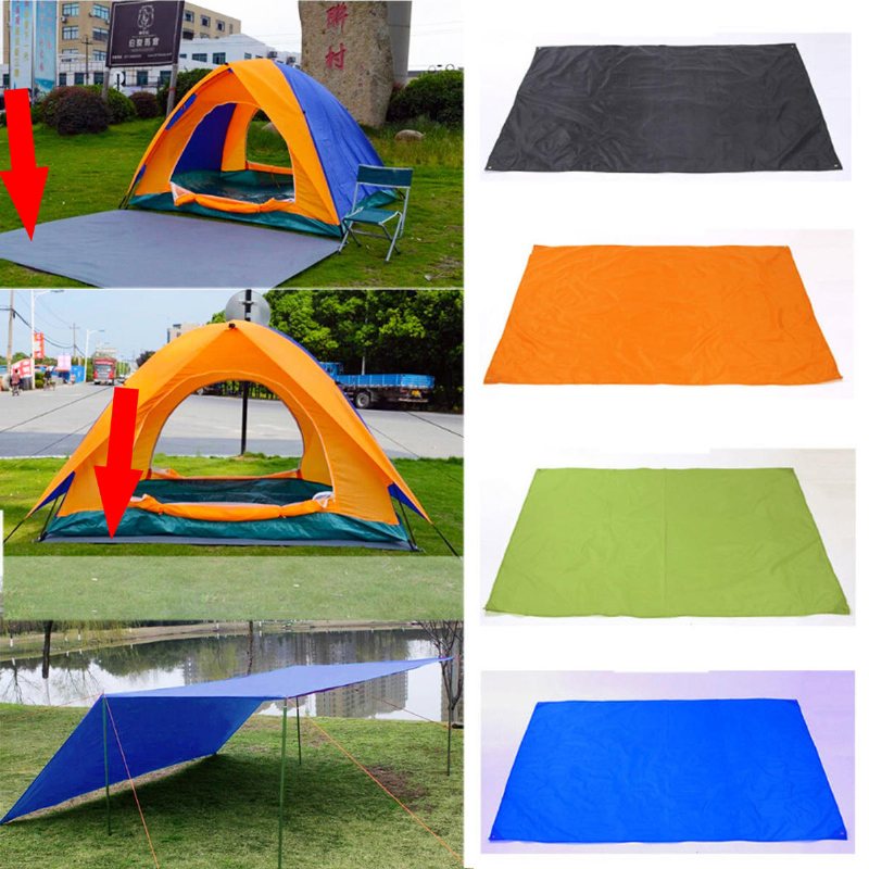 210x300cm Utomhuscampingtält Solskydd Regnsol Uv Strandkapell Markis Skydd Strand Picknickmatta Markunderlägg