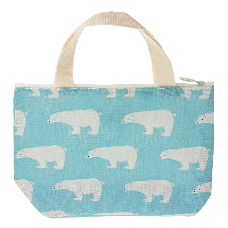 23x12x22cm Lunchväska Vuxen Barn Mat Förvaringsväska Värmeisolerad Lunchbox Väska Utomhus Camping Resa Picknickväska