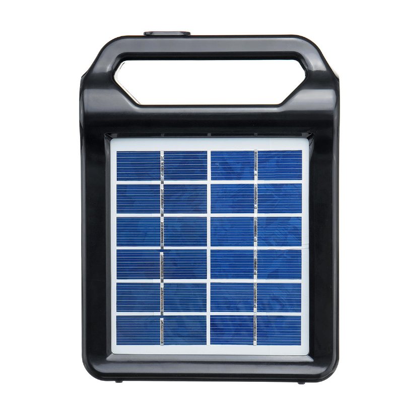 2400mah Bärbar Solpanelladdare Återanvändbar Solgeneratorsystem Usb-port Med Lampbelysning
