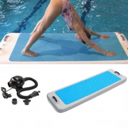 2x0.62x0.1m Airtrack Flytande Yogamatta Gymnastikdyna Utomhus Vattensport Air Track Matta Träning Sportskydd