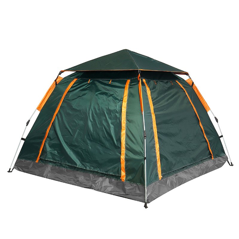 3-4person/5-8 Person Automatiskt Speed-open Campingtält 210t Oxford Duk Dubbeldäck Solskydd Vattentätt Tält Öppna Upp För Vandring Klättring