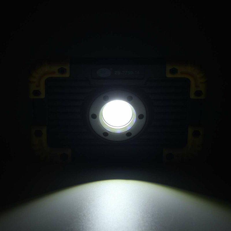 3-lägen 350 Lm Vattentät Cob Led Strålkastare Usb-laddning Utomhus Spotworklampa Camping Bärbar Söklampa