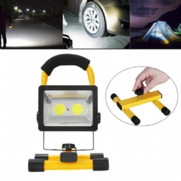 30w 2400lm Utomhus Cob Bärbara Nödstrålkastare Arbetsljus Led Camping Vandringslykta