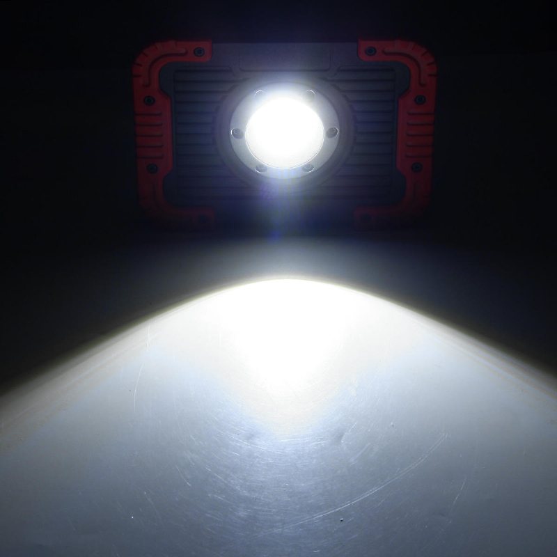 30w 750lm 20led Cob Arbetsljus Uppladdningsbar Lykta Utomhus Campingtält Nödficklampa Ficklampa