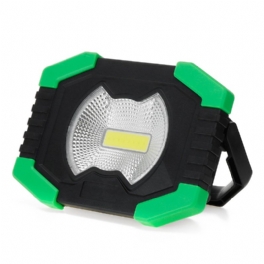 30w Cob Led Usb Solar Arbetsljus Spotlight Vattentät 3 Lägen Översvämningslampa Utomhus Campingtält Nödlykta